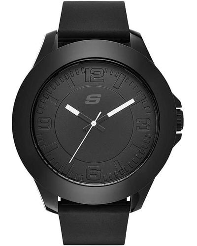 Skechers Truro Polyurethane Digital Watch - Zwart