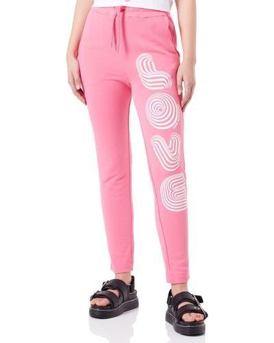 Love Moschino Regular fit Jogger Casual Pants - Pink