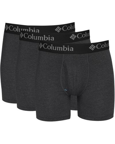 Columbia Performance Cotton Stretch Boxer Brief - Black