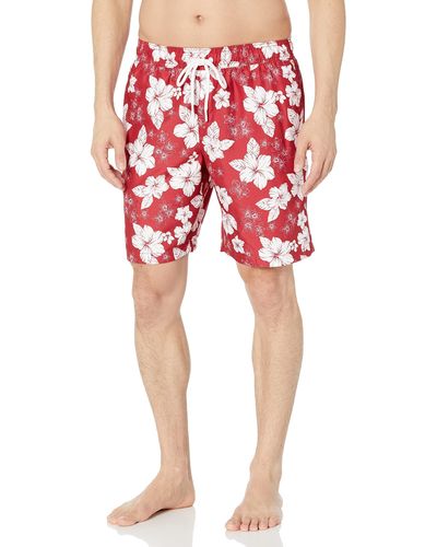 Amazon Essentials Fashion-swim-trunks - Rot
