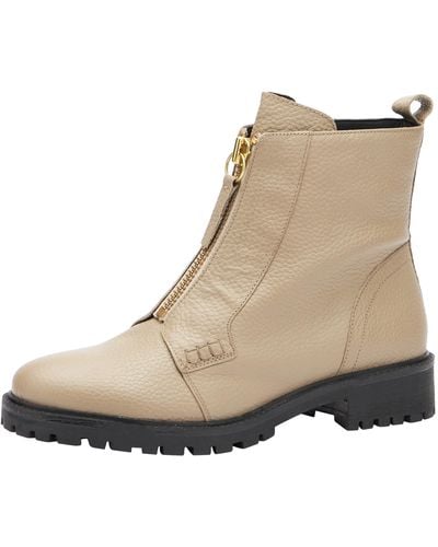 Geox D Hoara Ankle Boot - Natural
