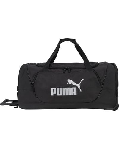 PUMA Evercat Wanderer Sac de Sport à roulettes Noir/argenté Taille Unique 71 cm