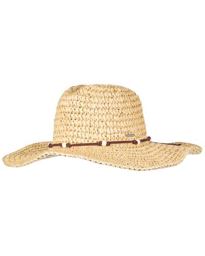 Roxy Cherish Summer Straw Sun Hat - White