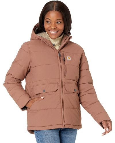 Carhartt Montana Relaxed Fit Midweight Insulated Jacket - Brown