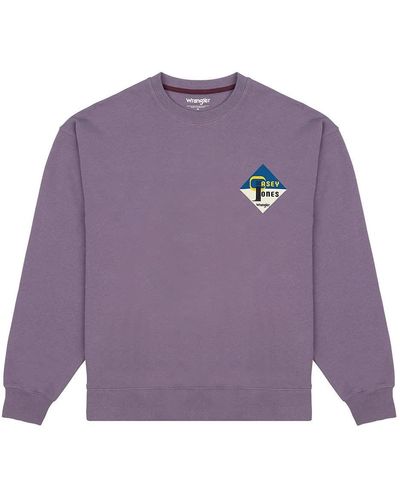 Wrangler Casey Jones Sweatshirt - Purple