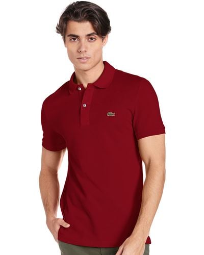 Lacoste Polo Slim Fit - Rouge