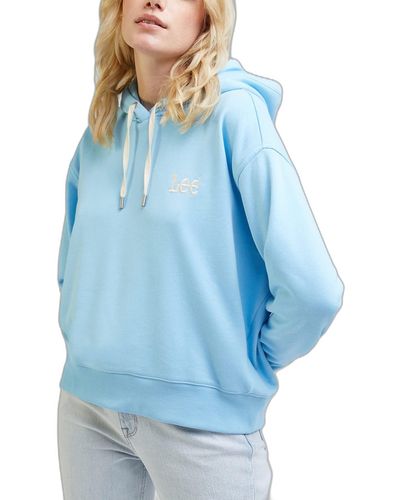 Lee Jeans Essential Hoodie Hooded Sweatshirt - Blau