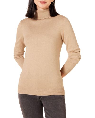 Amazon Essentials Classic-fit Lightweight Long-sleeve Turtleneck Sweater - Multicolor