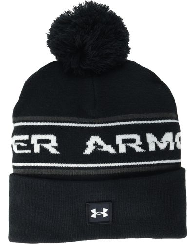 Under Armour Halftime Pom Beanie Beanie Muts - Zwart