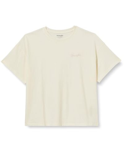 Wrangler Girlfriend Tee T-shirt - White