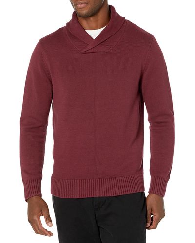 Goodthreads Soft Cotton Shawl Sweater - Red