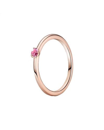 PANDORA 189259c03 Ring Pink Solitaire