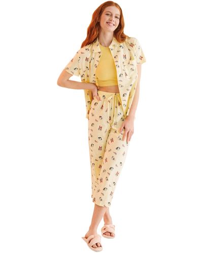 Women'secret Pijama Capri - Naranja