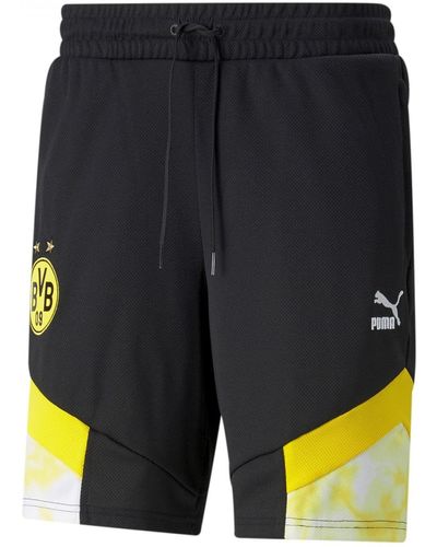 PUMA Borussia Dortmund Iconic MCS Mesh Shorts schwarz/gelb
