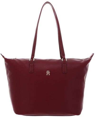Tommy Hilfiger Poppy Plus Tote Rouge Maat Os - Rood