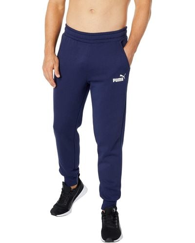 PUMA Essentials Pantalon de survêtement en Polaire avec Logo - Bleu