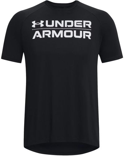 Under Armour Velocity Graphic Short Sleeve T-shirt - Black