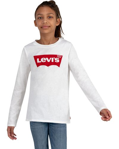Levi's Lvg L/S Batwing Tee - Blanco
