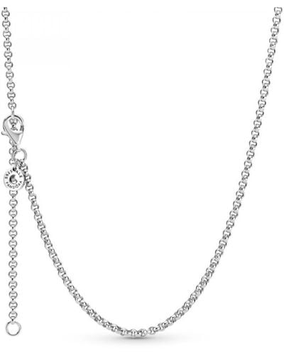 PANDORA Catena a maglie rotonde 399260C00-60 catena da donna in argento - Metallizzato