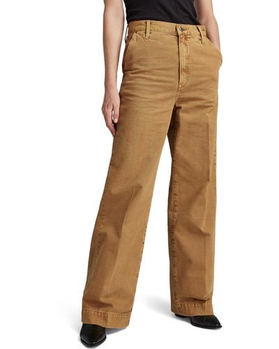 G-Star RAW Pantalones Deck 2.0 Chino Para Mujer - Neutro