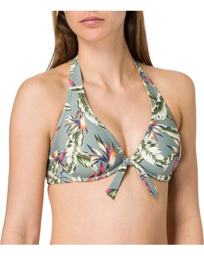 Esprit Panama Beach Nyrflexiwire Bikini Top - Green