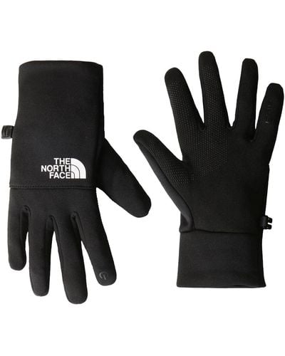 The North Face Etip Gloves Tnf Black/tnf White Logo Xxl