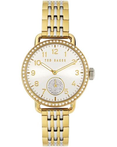Ted Baker Hannahh Stainless Steel Two-tone Gold Bracelet Watch - Metallic