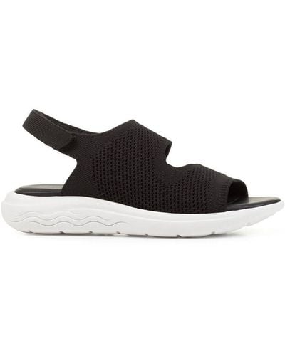 Geox Flat Sandals - Black