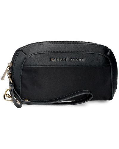 Pepe Jeans Morgan Handbag Black 20x11x4cm Polyester And Pu By Joumma Bags
