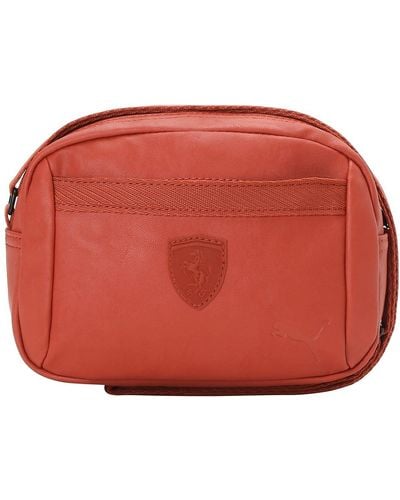 PUMA Ferrari Lifestyle Small Satchel Bag - Red