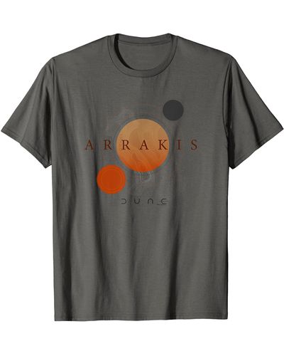 Dune Arrakis Planet Logo T-Shirt - Grau