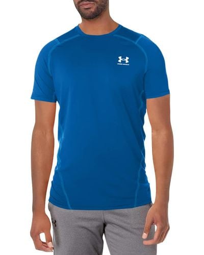 Under Armour Heatgear Fitted T-shirt - Blue