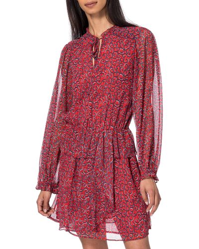 Pepe Jeans Lulis Dress - Red