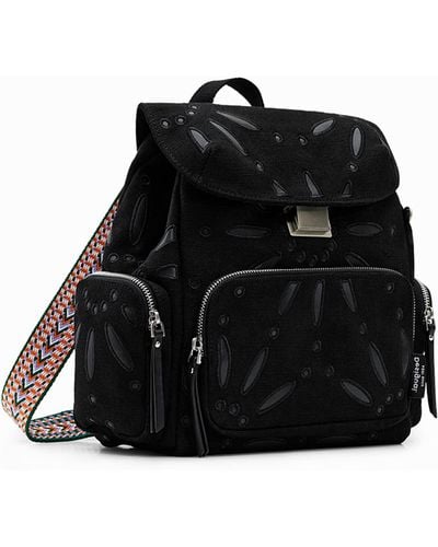 Desigual Accessories Fabric Backpack Medium - Black