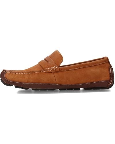 Cole Haan Mens Wyatt Penny Driver Driving Style Loafer - Brown