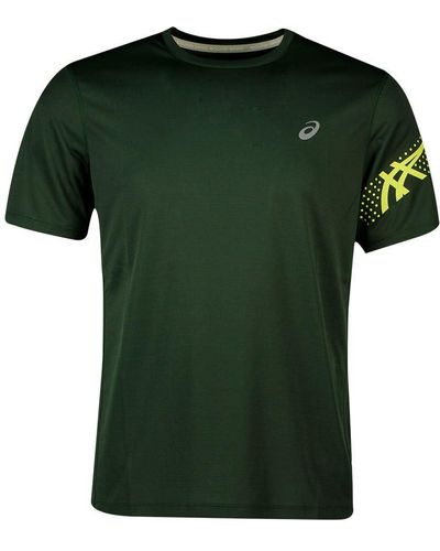 Asics Icon Short Sleeve T-shirt S - Verde