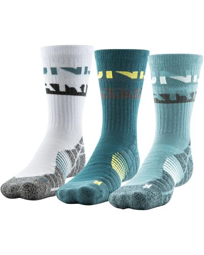 Under Armour Elevated Novelty Crew Socks - Blue