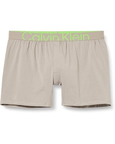 Calvin Klein Hombre Calzoncillos tipo bóxer Slim algodón elástico - Neutro