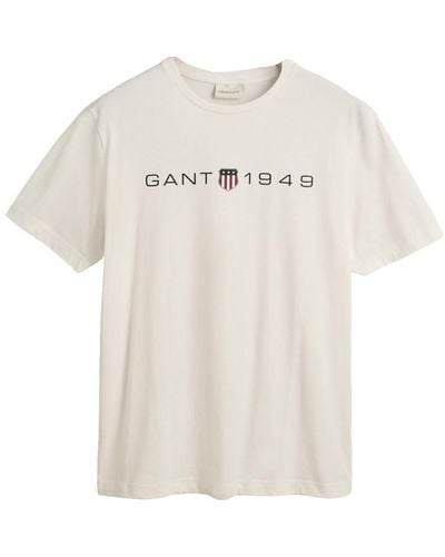 GANT T-Shirt Stampata con Grafica SS - Neutro