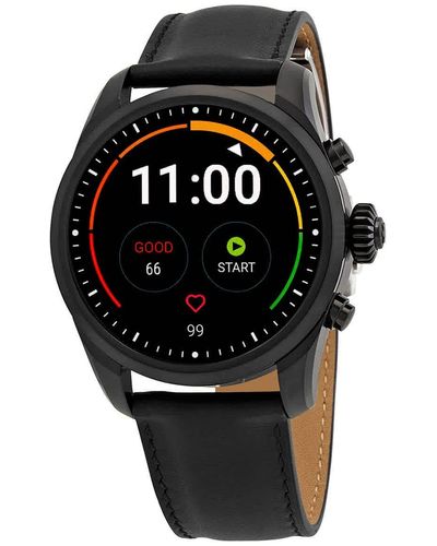 Montblanc Fashion Smartwatch Voor 123848 - Zwart