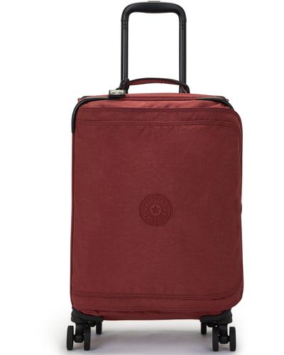 Kipling Spontaneous Small 4 Wheel Luggage Flaring Rust - Red