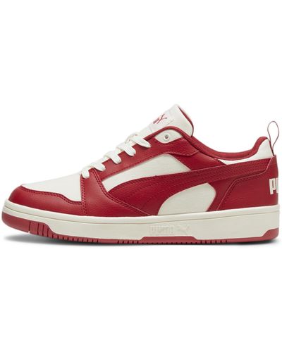 PUMA Adults Rebound V6 Low Cv Trainers - Red