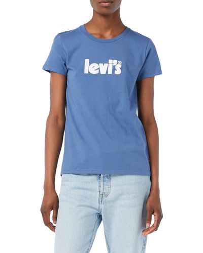Levi's T-shirt - 17369_the-perfect - Blau