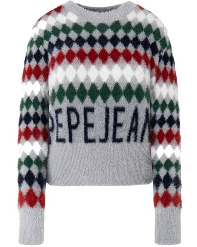 Pepe Jeans Baylor Long Sleeves Knits - White