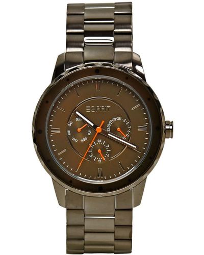 Esprit Edelstahl-Uhr mit Gliederarmband - Grau