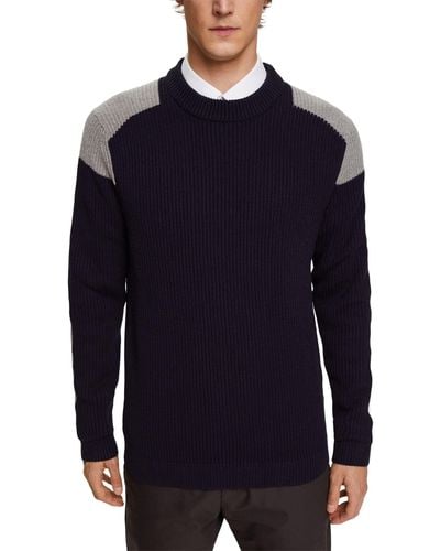 Esprit 112ee2i311 Sweater - Bleu