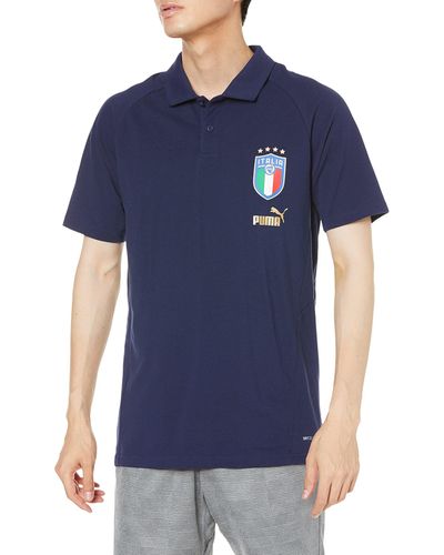 PUMA Polo-Shirt Coach Italie 2022 - Blau