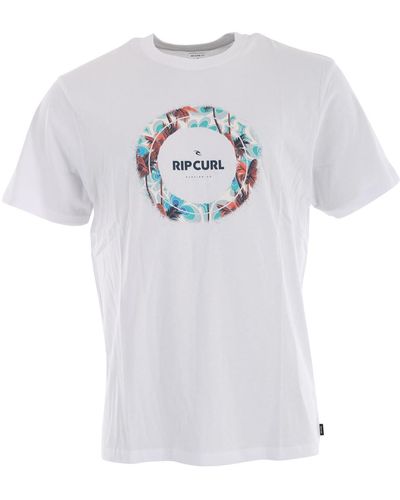 Rip Curl S Cotton Ss T-shirt ~ Fill Me Up White