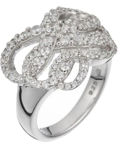 Esprit Bague Argent sterling 925 Argent sterling Oxyde de Zirconium - Métallisé