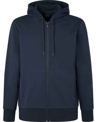 Hackett Hackett Essential Full Zip Sweatshirt M - Blue